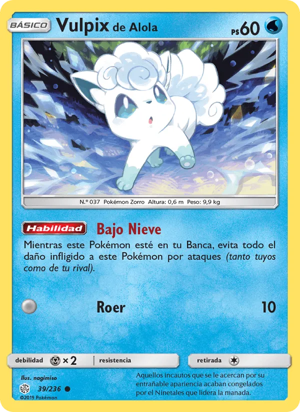 Vulpix de Alola · Eclipse Cósmico 39/236