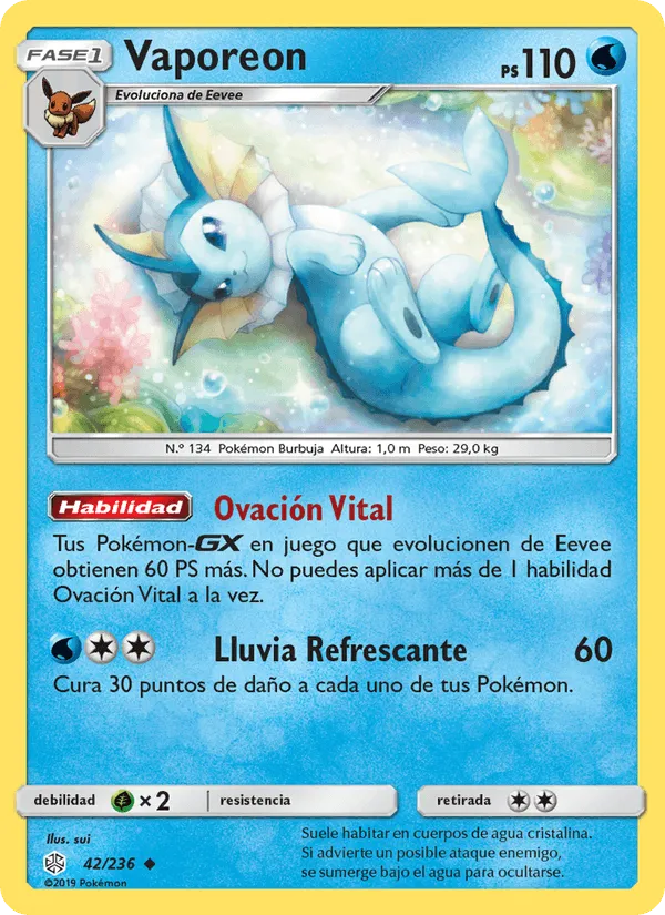 Vaporeon · Eclipse Cósmico 42/236
