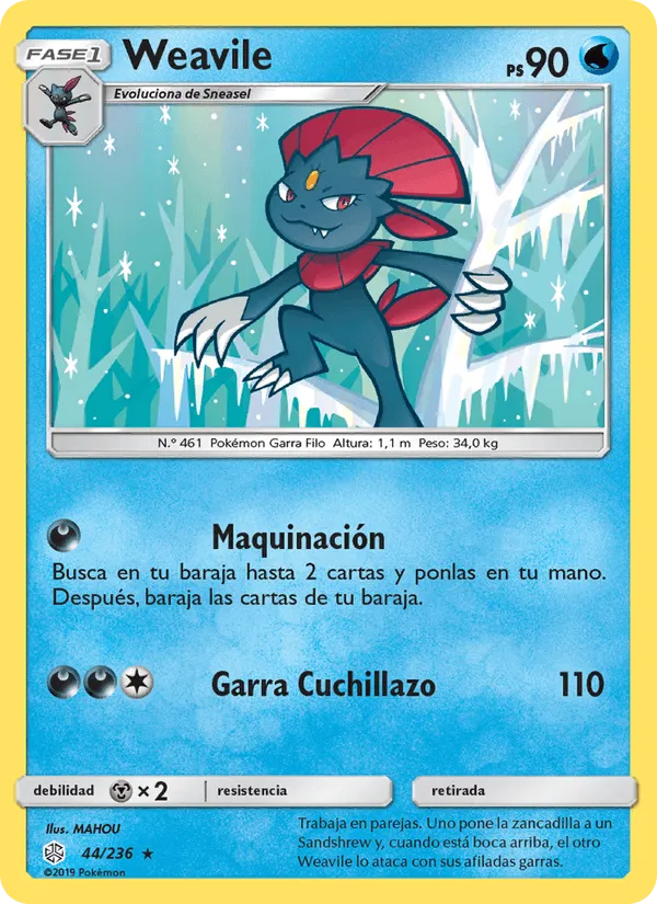 Weavile · Eclipse Cósmico 44/236