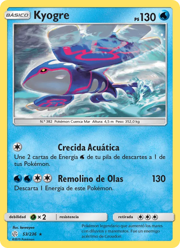 Kyogre · Eclipse Cósmico 53/236
