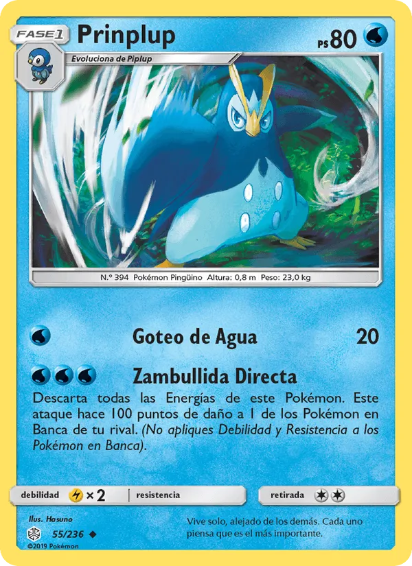 Prinplup · Eclipse Cósmico 55/236
