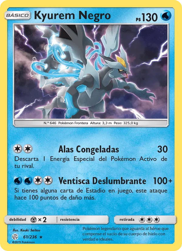 Kyurem Negro · Eclipse Cósmico 61/236