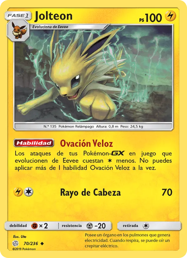Jolteon · Eclipse Cósmico 70/236