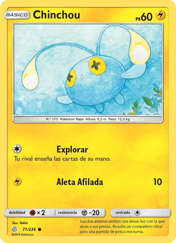 Chinchou · Eclipse Cósmico 71/236