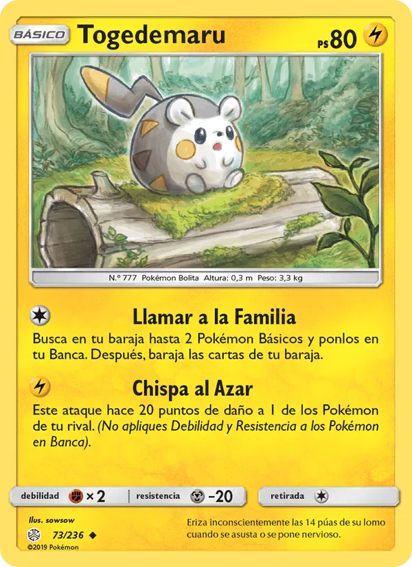 Togedemaru · Eclipse Cósmico 73/236