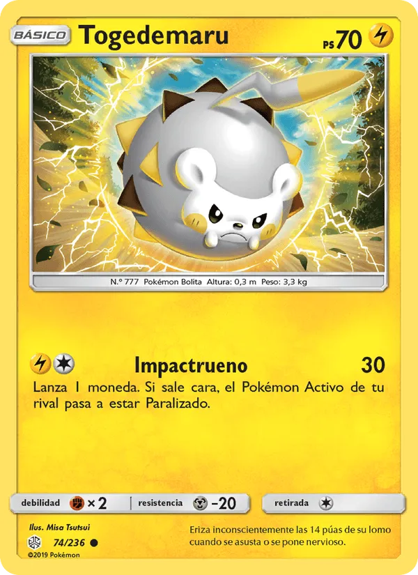 Togedemaru · Eclipse Cósmico 74/236