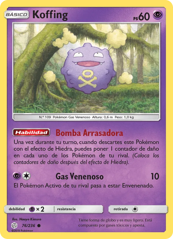 Koffing · Eclipse Cósmico 76/236