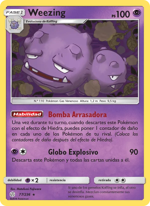 Weezing · Eclipse Cósmico 77/236