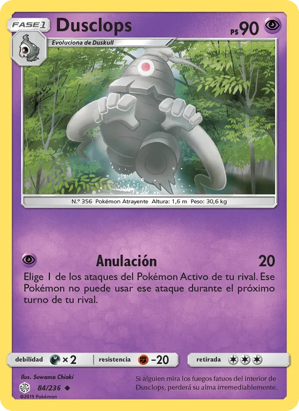 Dusclops · Eclipse Cósmico 84/236
