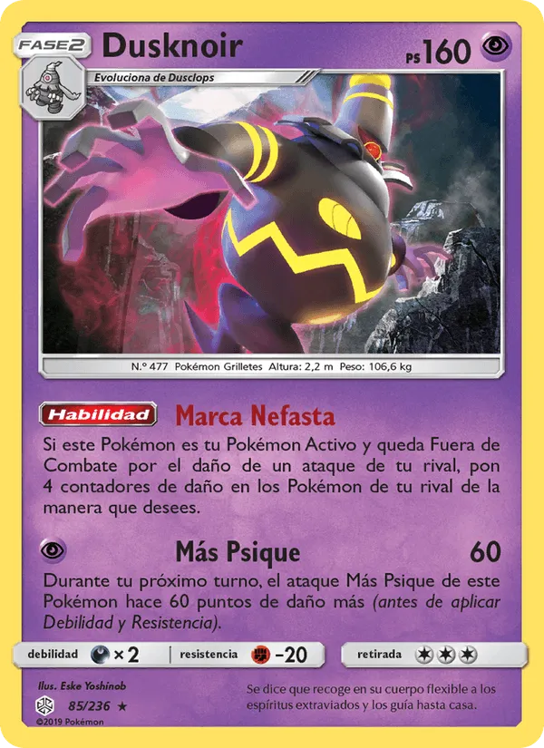 Dusknoir · Eclipse Cósmico 85/236