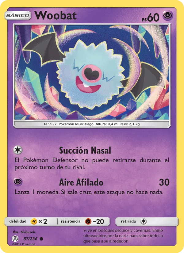 Woobat · Eclipse Cósmico 87/236