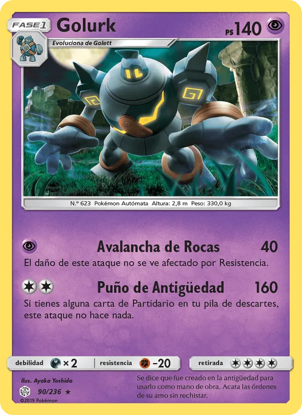 Golurk · Eclipse Cósmico 90/236
