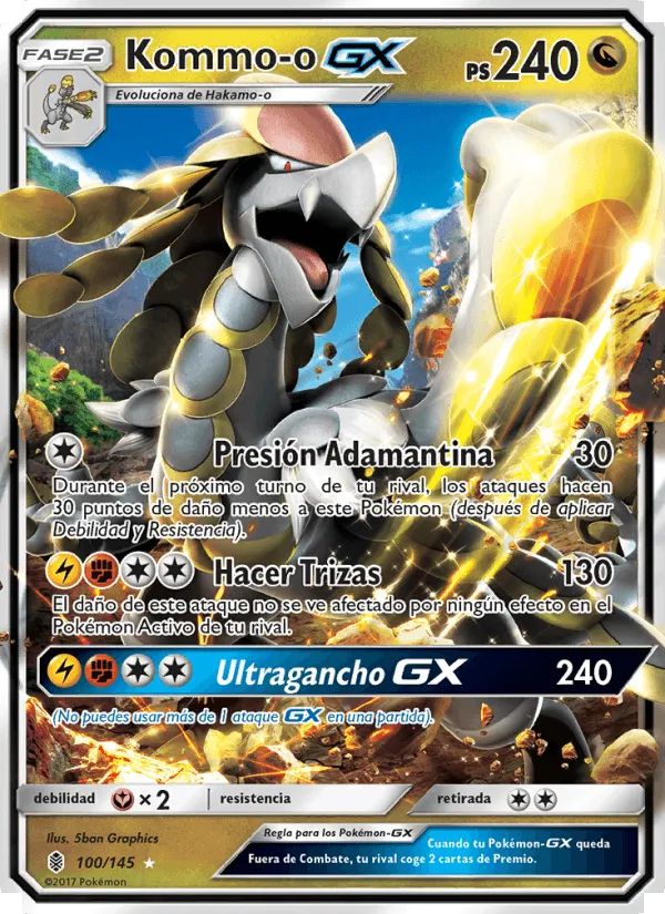 Kommo-o GX · Albor de Guadianes 100/145