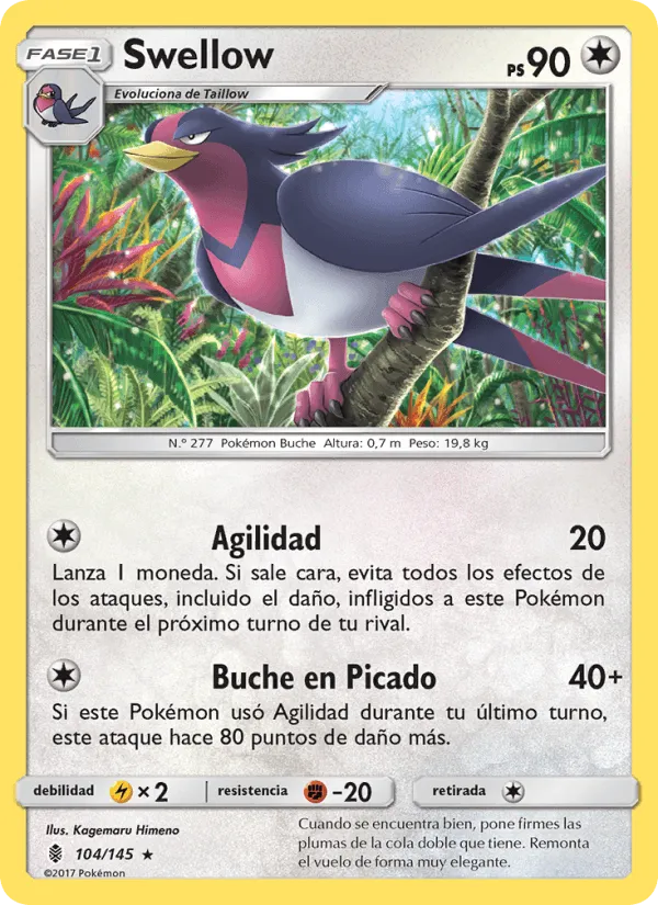 Swellow · Albor de Guadianes 104/145