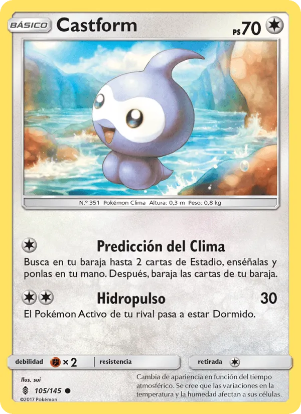 Castform · Albor de Guadianes 105/145
