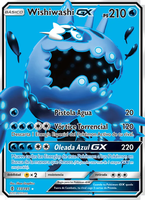 Wishiwashi GX · Albor de Guadianes 133/145
