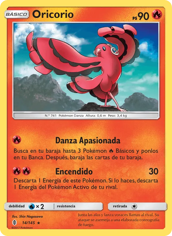 Oricorio · Albor de Guadianes 14/145
