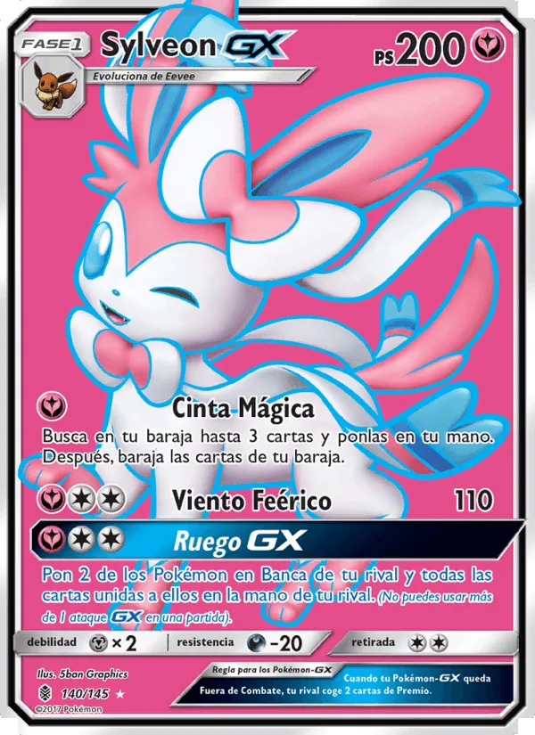 Sylveon GX · Albor de Guadianes 140/145