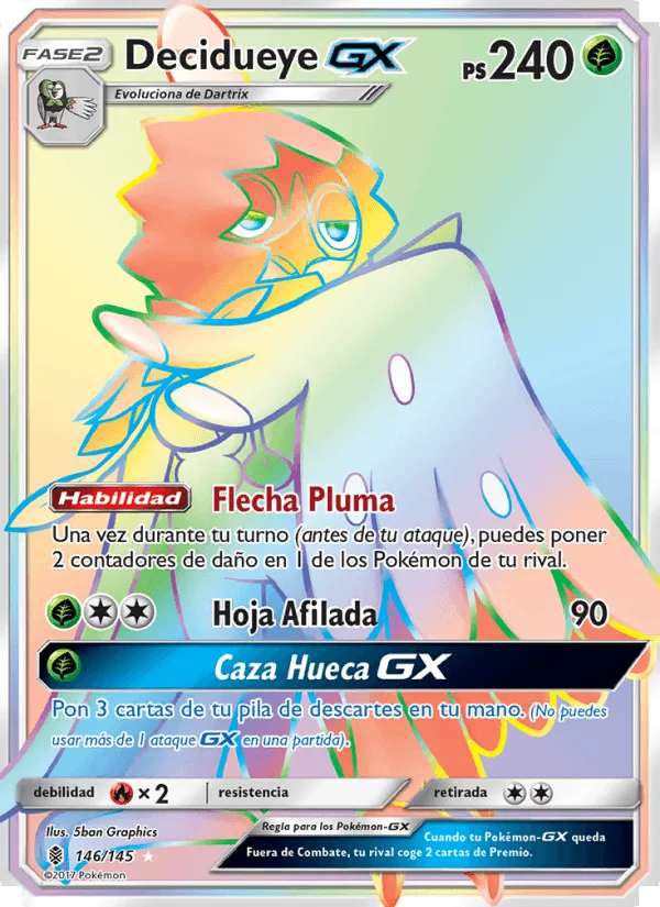 Decidueye GX · Albor de Guadianes 146/145