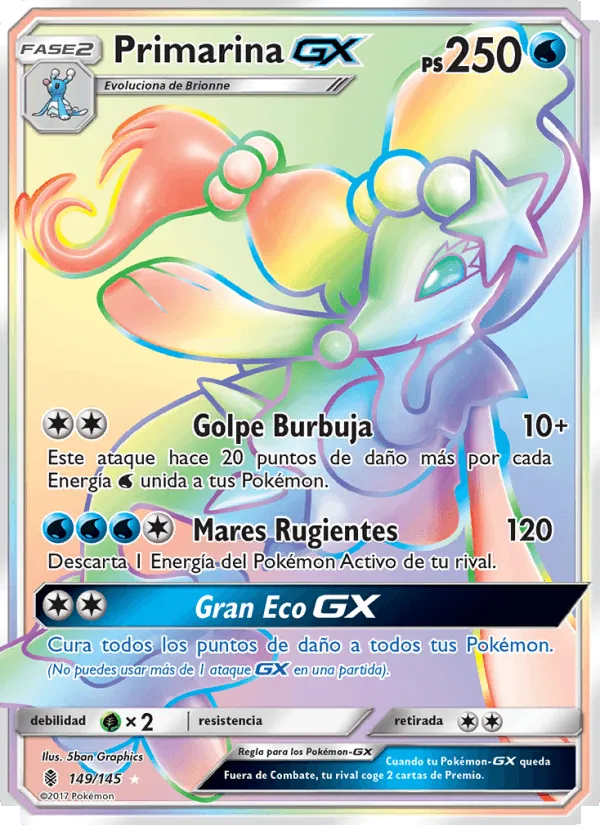Primarina GX · Albor de Guadianes 149/145
