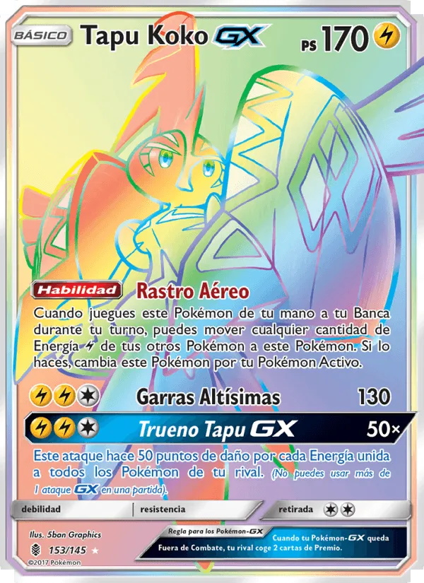 Tapu Koko GX · Albor de Guadianes 153/145