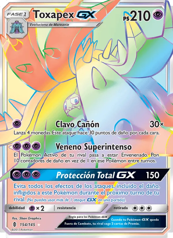 Toxapex GX · Albor de Guadianes 154/145