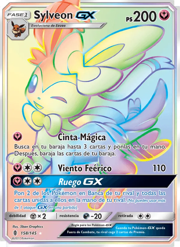 Sylveon GX · Albor de Guadianes 158/145