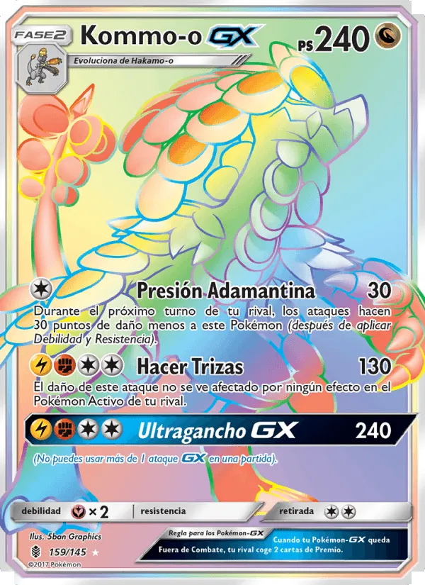 Kommo-o GX · Albor de Guadianes 159/145