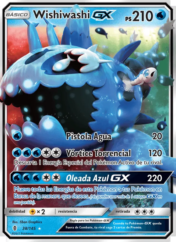 Wishiwashi GX · Albor de Guadianes 38/145