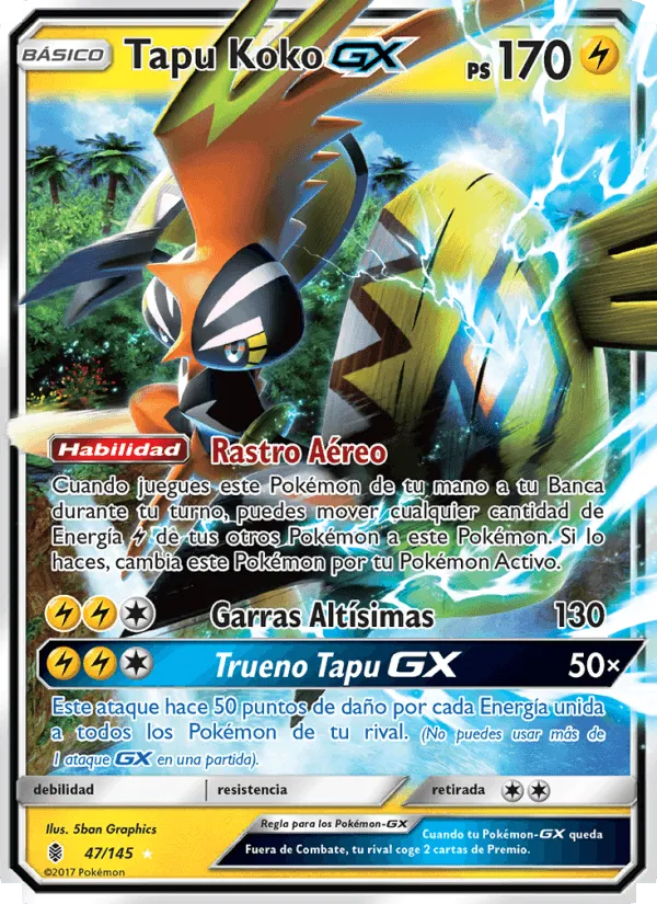 Tapu Koko GX · Albor de Guadianes 47/145