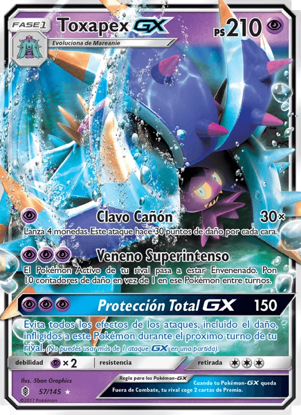 Toxapex GX · Albor de Guadianes 57/145