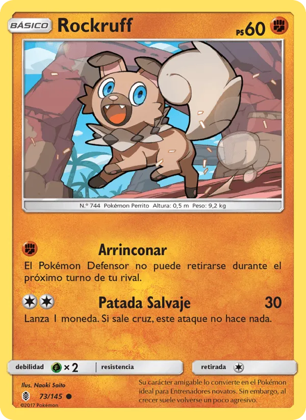 Rockruff · Albor de Guadianes 73/145