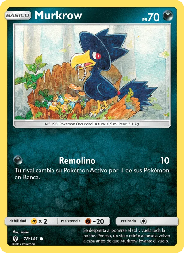 Murkrow · Albor de Guadianes 78/145