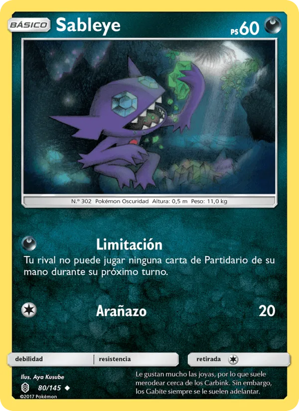 Sableye · Albor de Guadianes 80/145