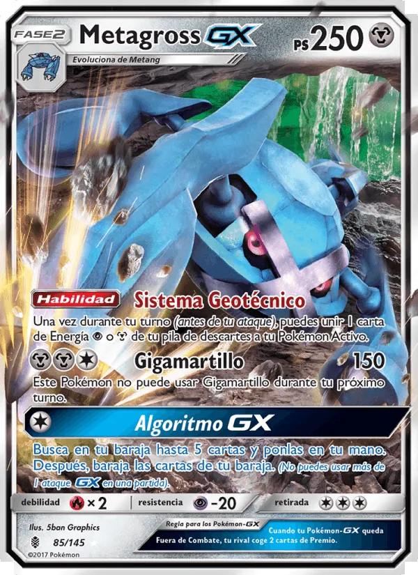 Metagross GX · Albor de Guadianes 85/145