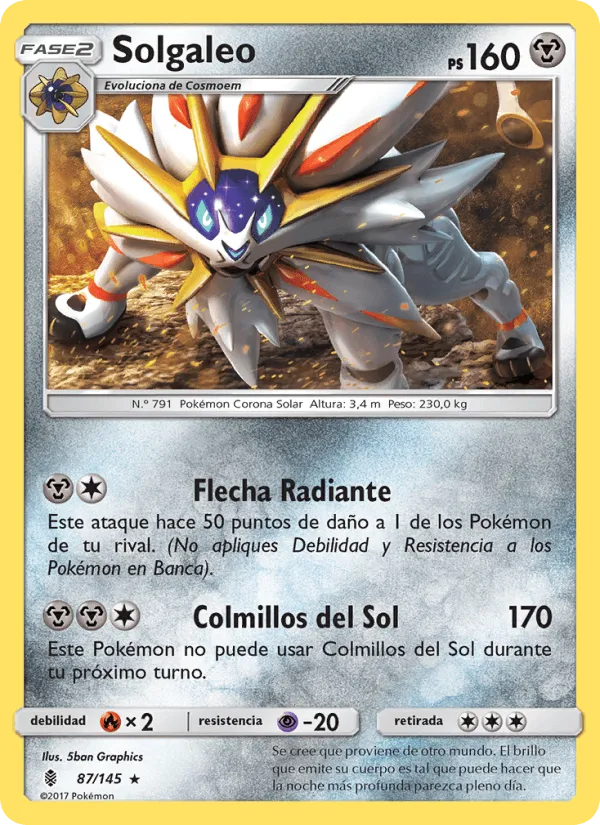 Solgaleo · Albor de Guadianes 87/145