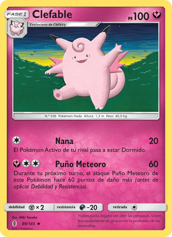 Clefable · Albor de Guadianes 89/145