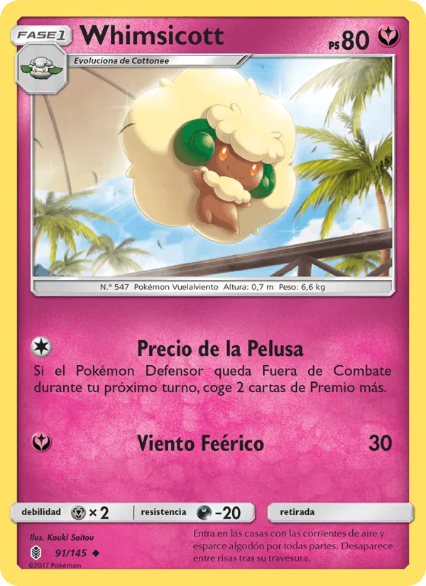 Whimsicott · Albor de Guadianes 91/145