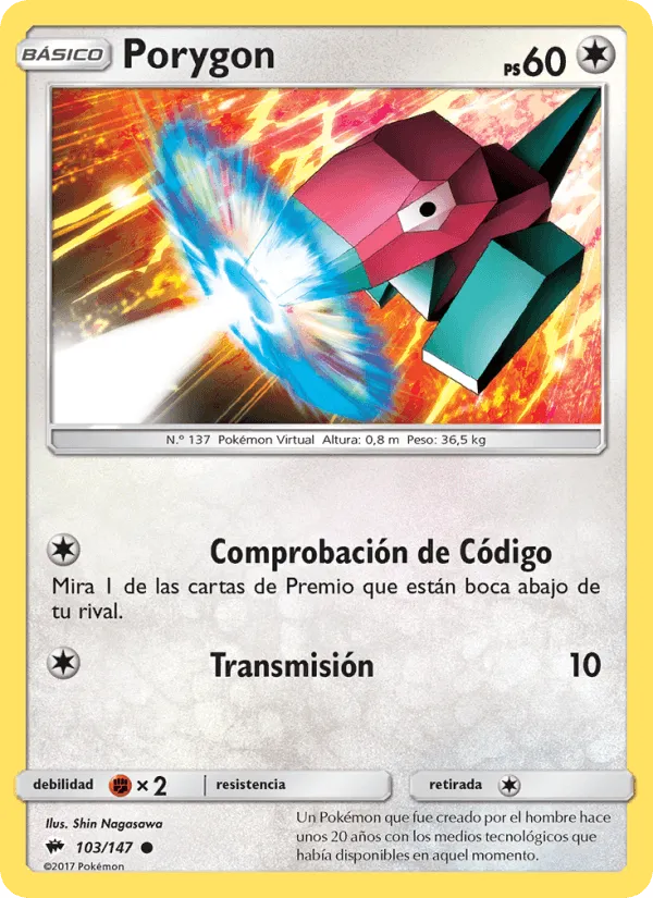Porygon · Sombras Ardientes 103/147