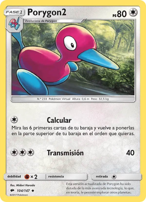 Porygon2 · Sombras Ardientes 104/147