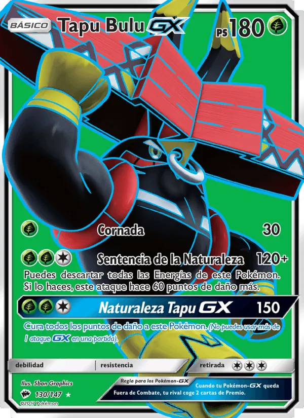 Tapu Bulu GX · Sombras Ardientes 130/147