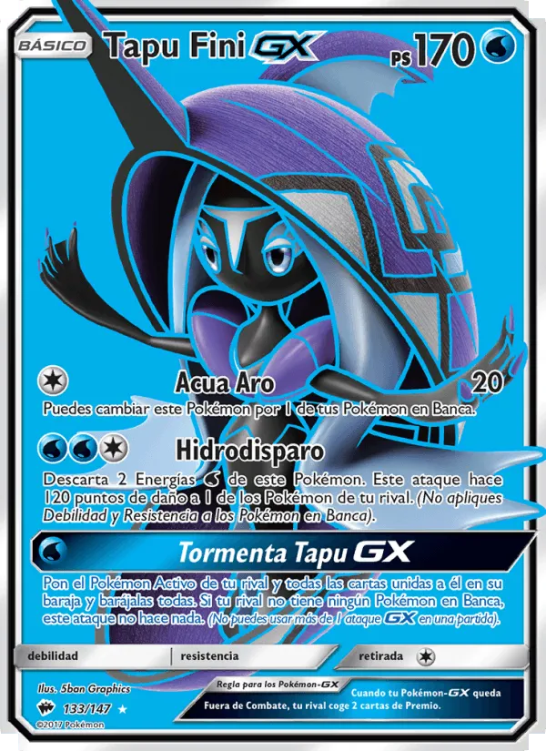 Tapu Fini GX · Sombras Ardientes 133/147