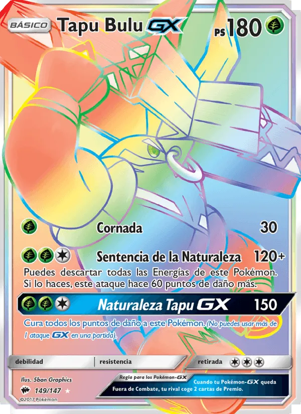 Tapu Bulu GX · Sombras Ardientes 149/147