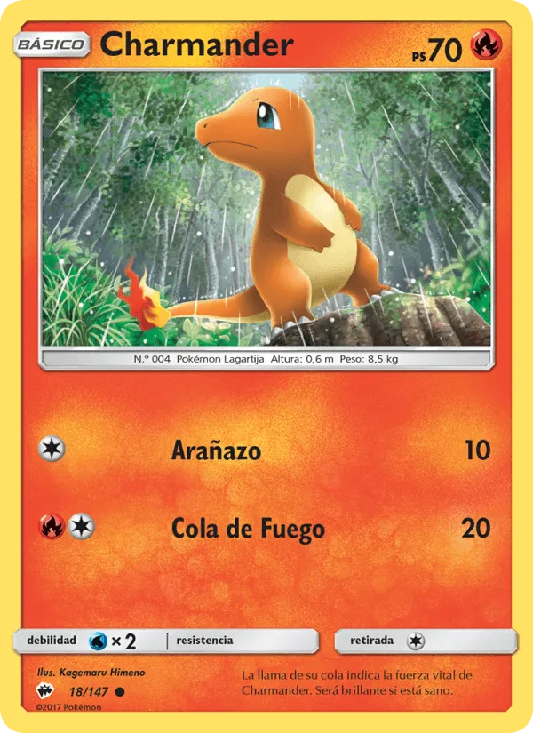 Charmander · Sombras Ardientes 18/147