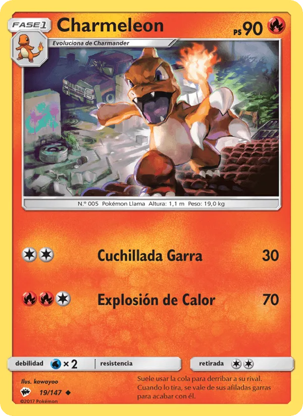 Charmeleon · Sombras Ardientes 19/147