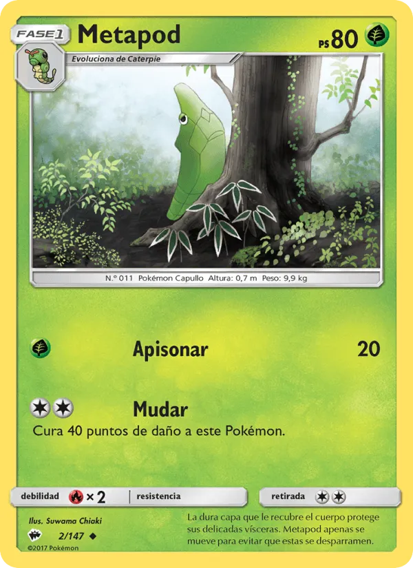 Metapod · Sombras Ardientes 2/147
