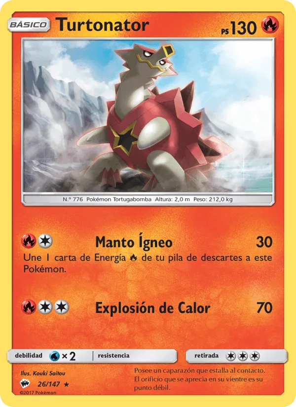 Turtonator · Sombras Ardientes 26/147