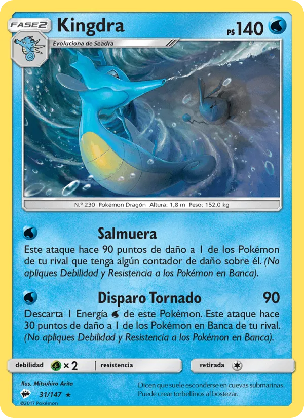 Kingdra · Sombras Ardientes 31/147