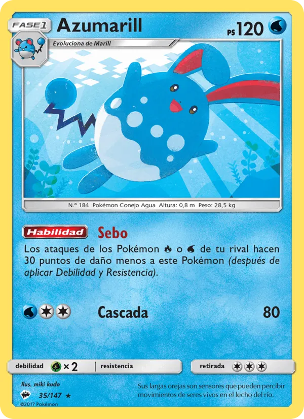 Azumarill · Sombras Ardientes 35/147