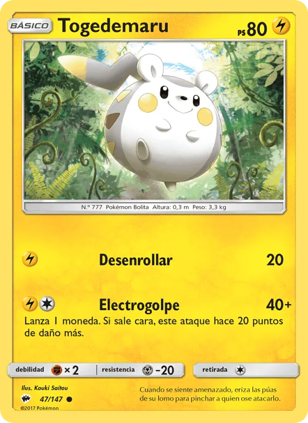 Togedemaru · Sombras Ardientes 47/147